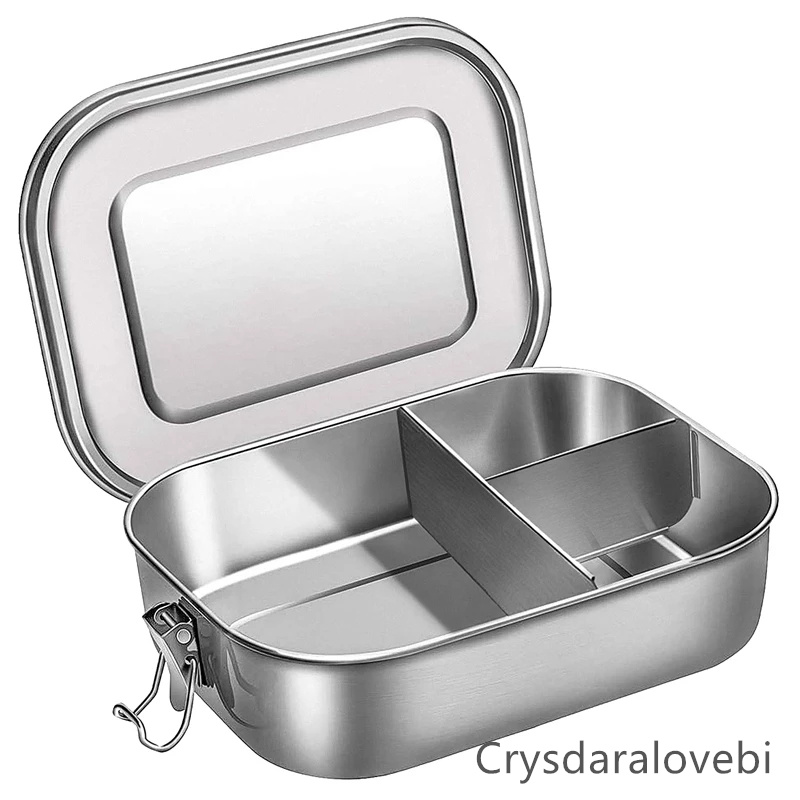 Bento Box Two Tier - Fiambrera Bento de acero inoxidable para