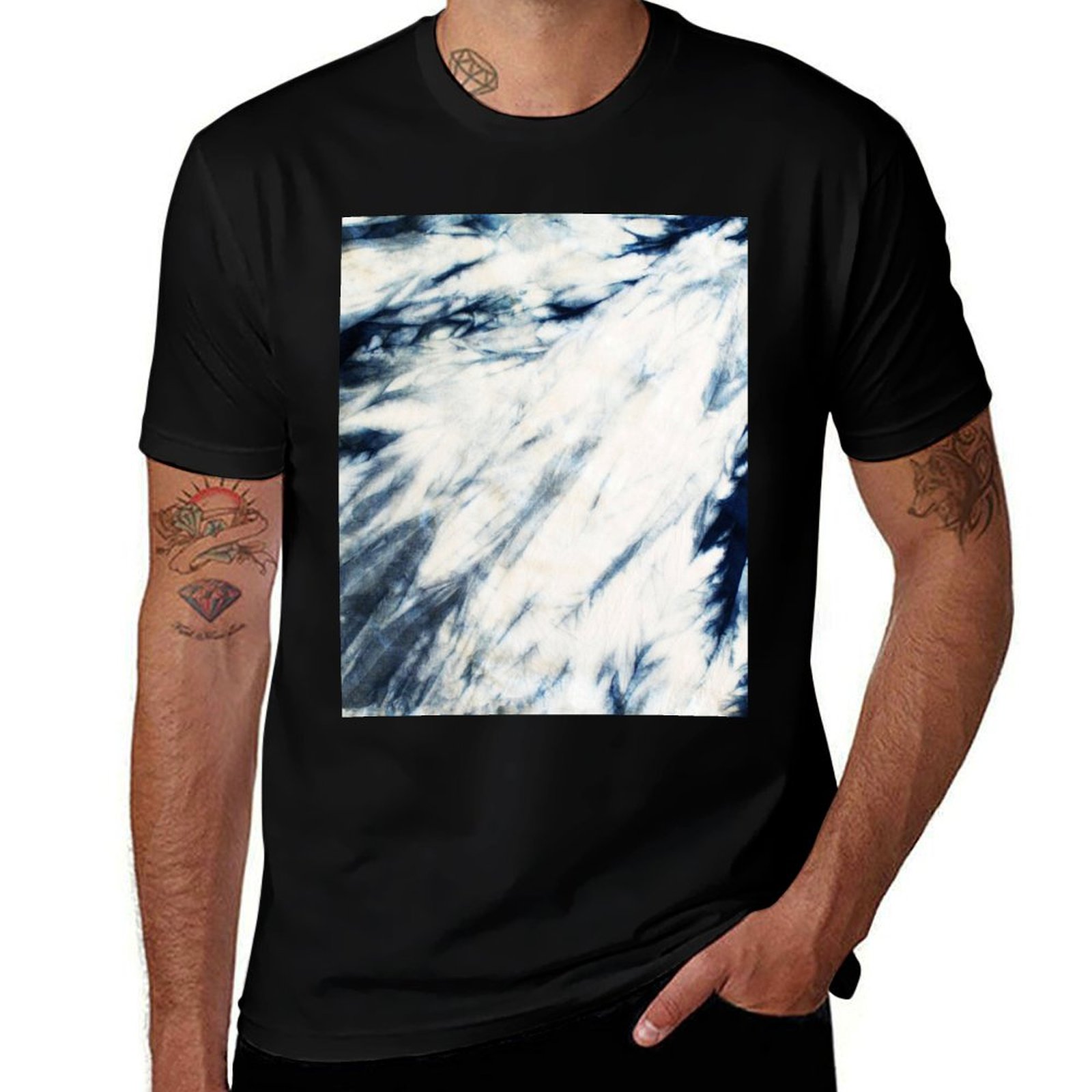 Camiseta Shibori Indigo con ef - Shibori Tie Dye reseña y precio