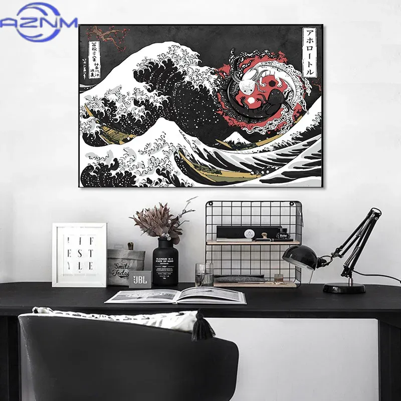 Pintura en lienzo AZNM, póster - Japanese Traditional Lifestyle reseña y precio