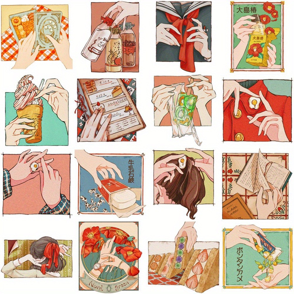 50 Pegatinas de Estilo Vintage - Japanese Traditional Lifestyle reseña y precio