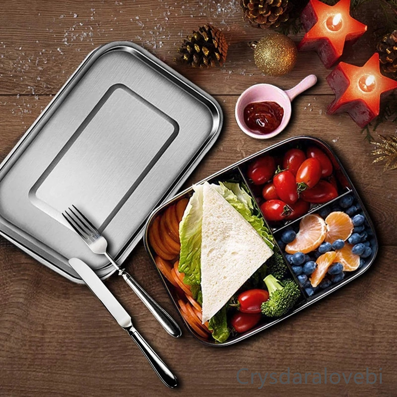 Fiambrera Bento de acero inoxi - Bento Box Two Tier reseña y precio