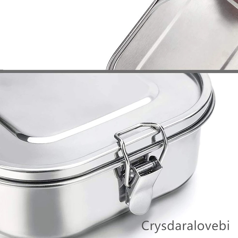 Fiambrera Bento de acero inoxi - Bento Box Two Tier reseña y precio