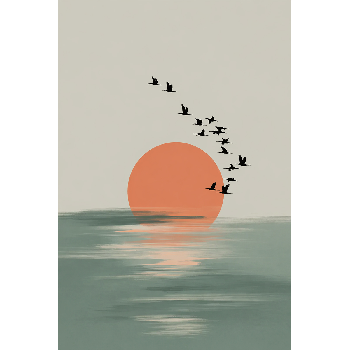 Póster estilo Wabi-sabi con pá - Japanese Minimalist Lifestyle reseña y precio