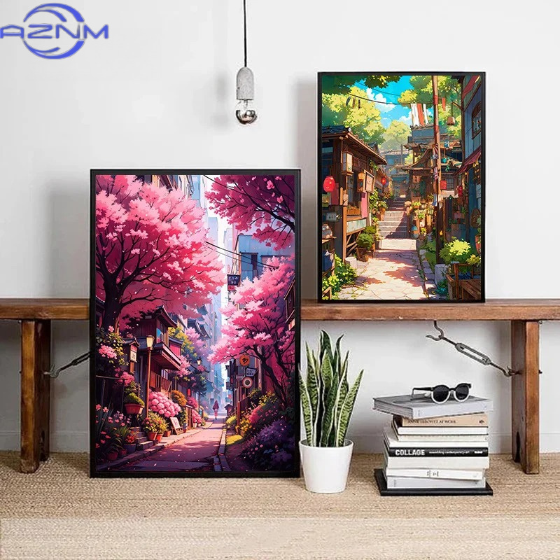 AZNM - Póster de lienzo con pa - Japanese Lifestyle Japanese reseña y precio