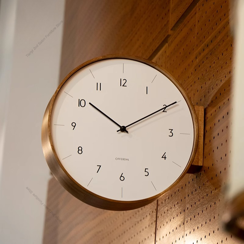 Reloj de pared de doble cara d - Japanese Luxury Lifestyle reseña y precio