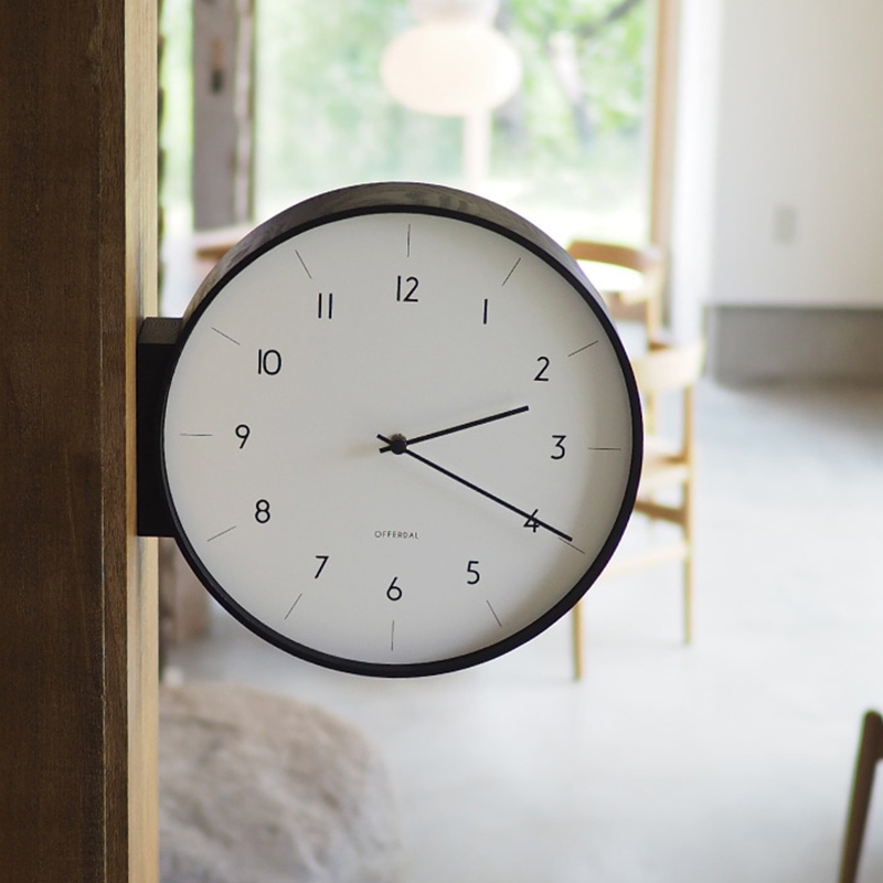 Reloj de pared de doble cara d - Japanese Luxury Lifestyle reseña y precio