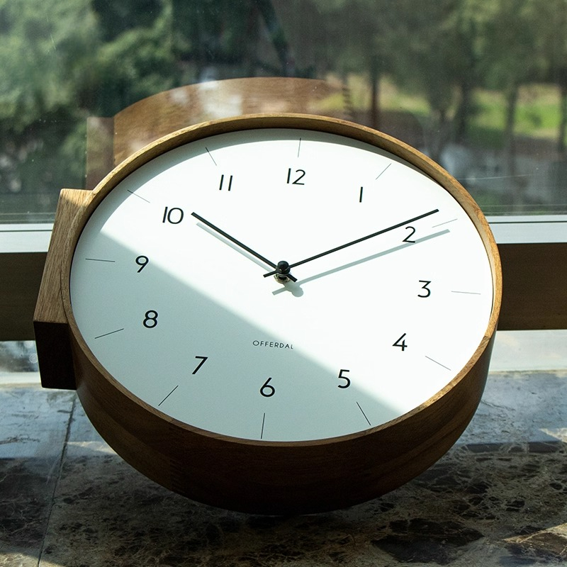 Reloj de pared de doble cara d - Japanese Luxury Lifestyle reseña y precio