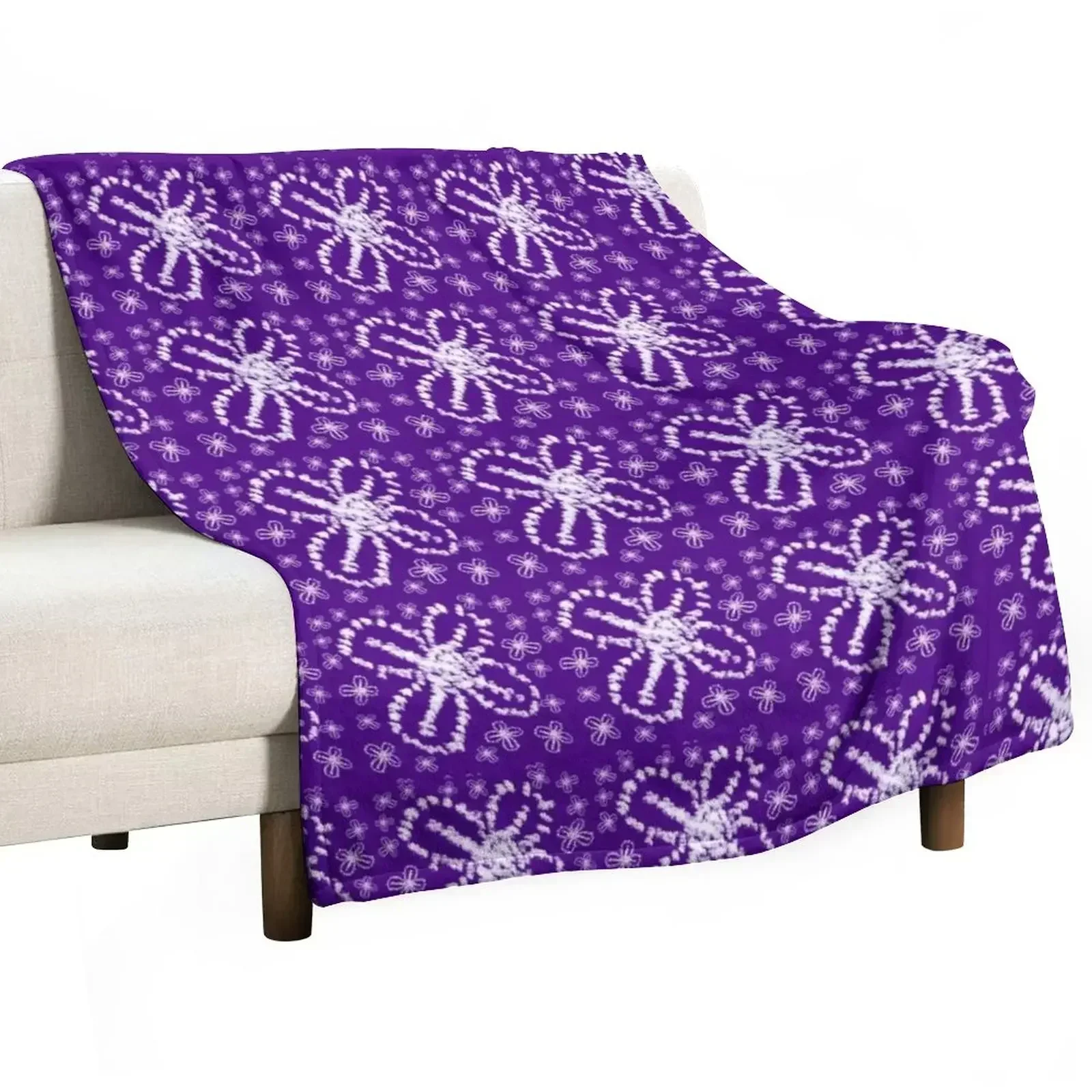 Manta Moderna con Estampado Fl - Shibori Tie Dye reseña y precio